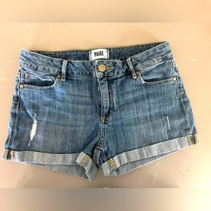 Paige denim jean shorts